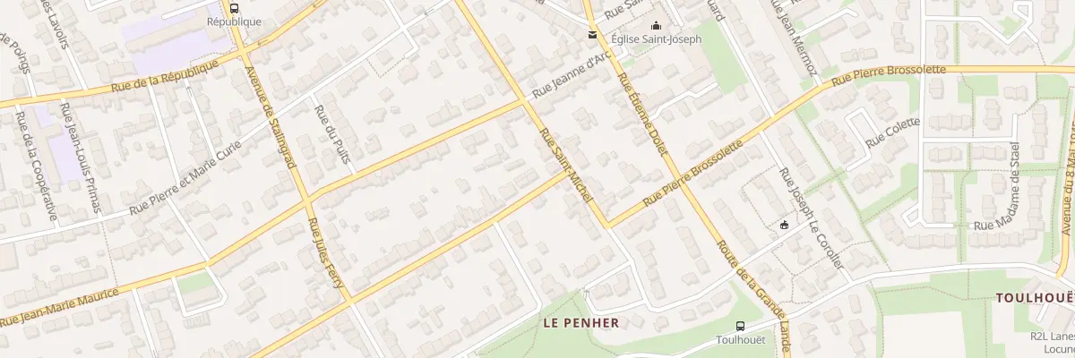 Plan du 87 Rue Victor Hugo à Lanester