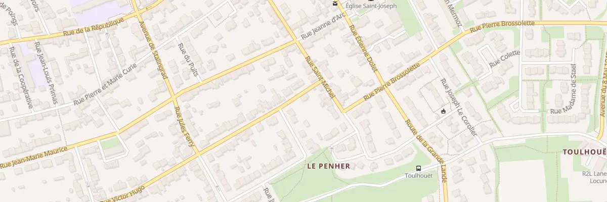 Plan du 72 Rue Victor Hugo à Lanester