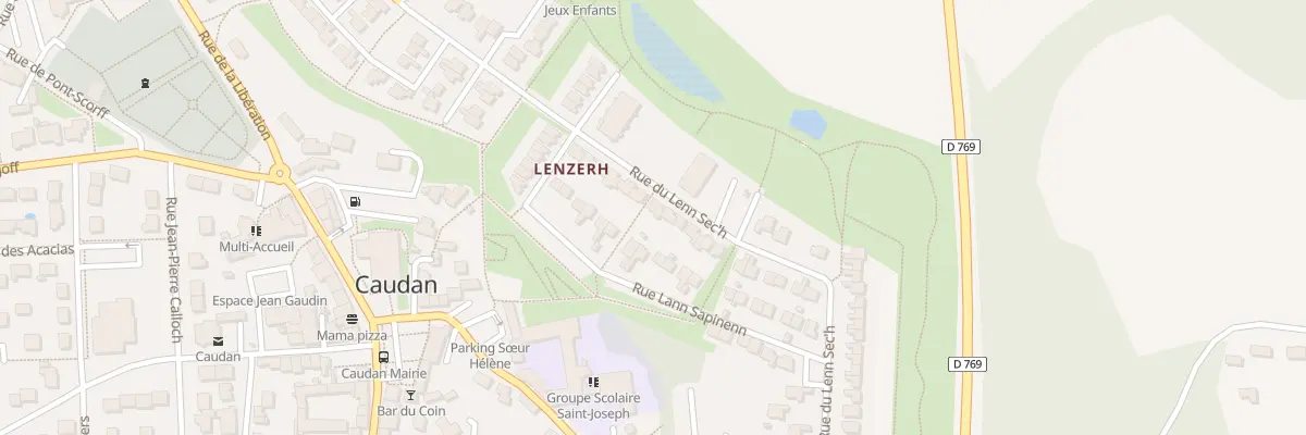 Plan du 34 Rue du Lenn Sec’h à Caudan