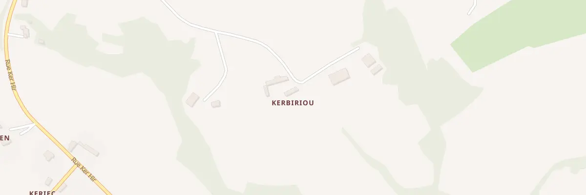 Plan du 5227 Kerbiriou à Coatréven