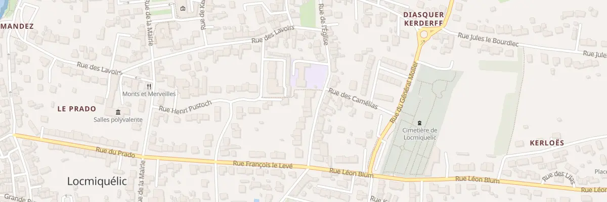 Plan du 42 Rue de l’Église à Locmiquélic