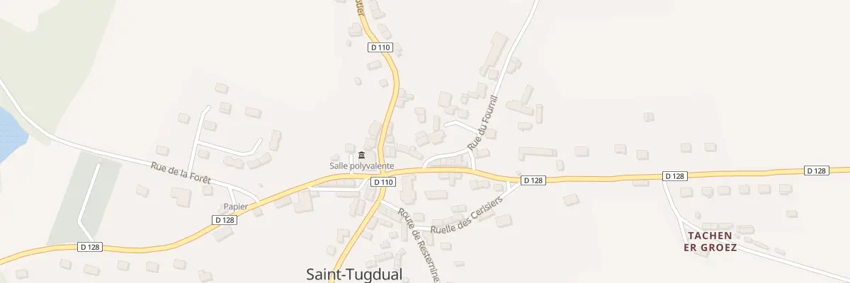 Plan du 2 Rue du Fournil à Saint-Tugdual