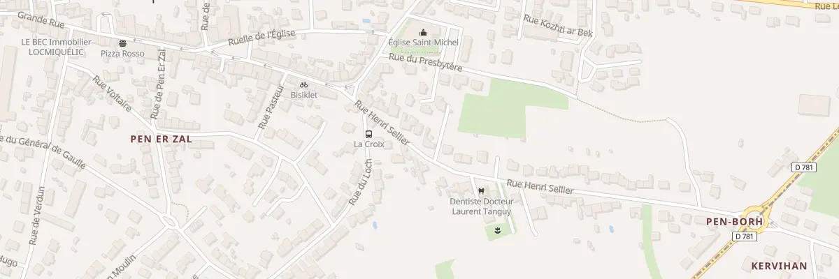 Plan du 57 Rue Henri Sellier à Locmiquélic
