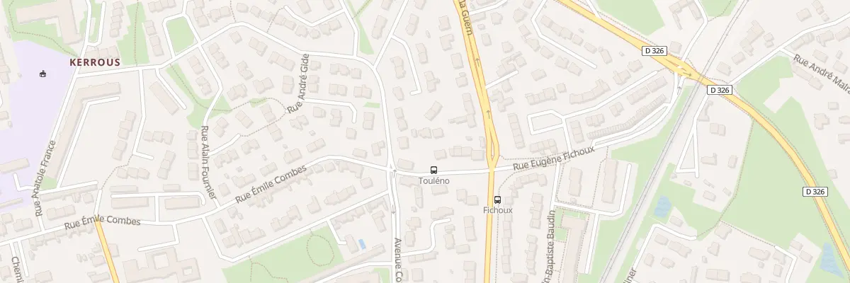 Plan du 105A Rue Emile Combes à Lanester