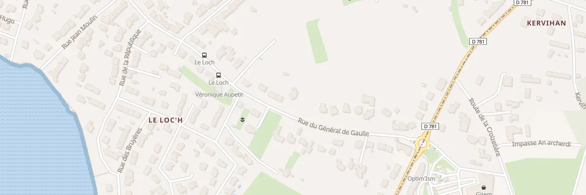 Plan du 32 Rue Général de Gaulle à Locmiquélic