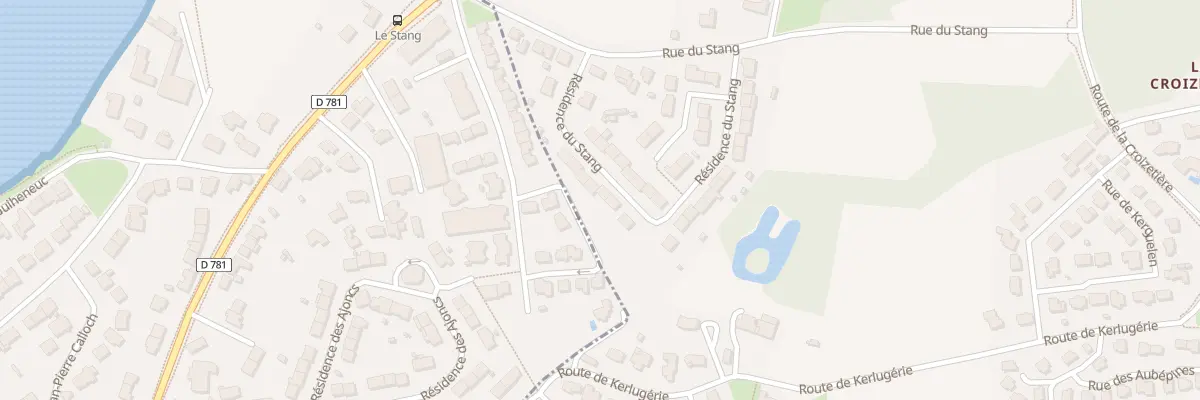Plan du 17 Res du Stang à Riantec