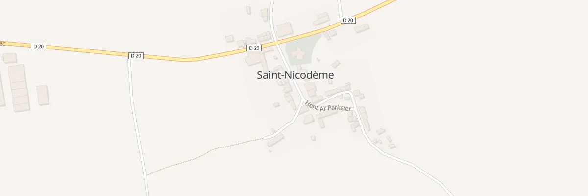 Plan du 5 Leuger Louis Marie Lemener à Saint-Nicodème