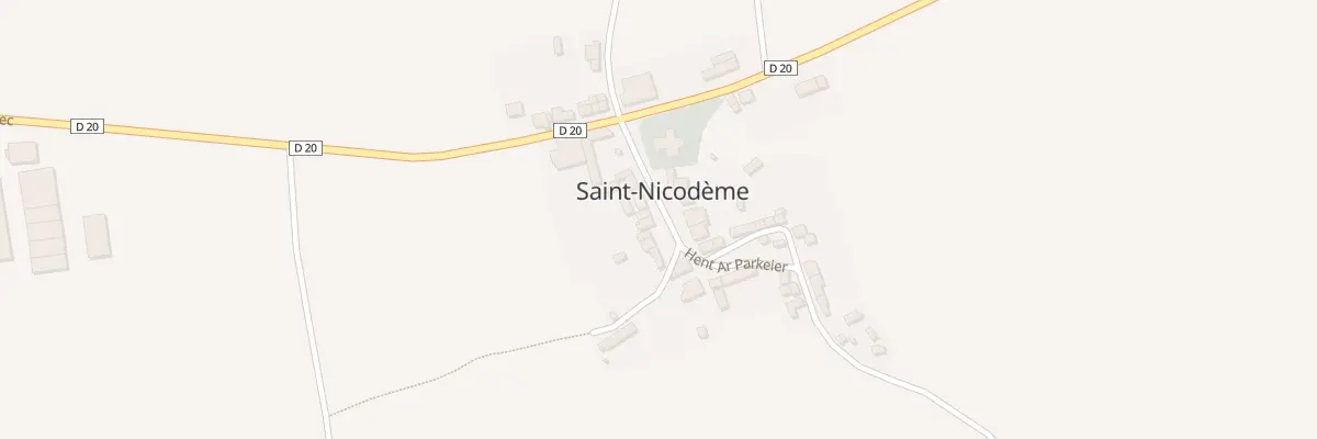 Plan du 9 Leuger Louis Marie Lemener à Saint-Nicodème