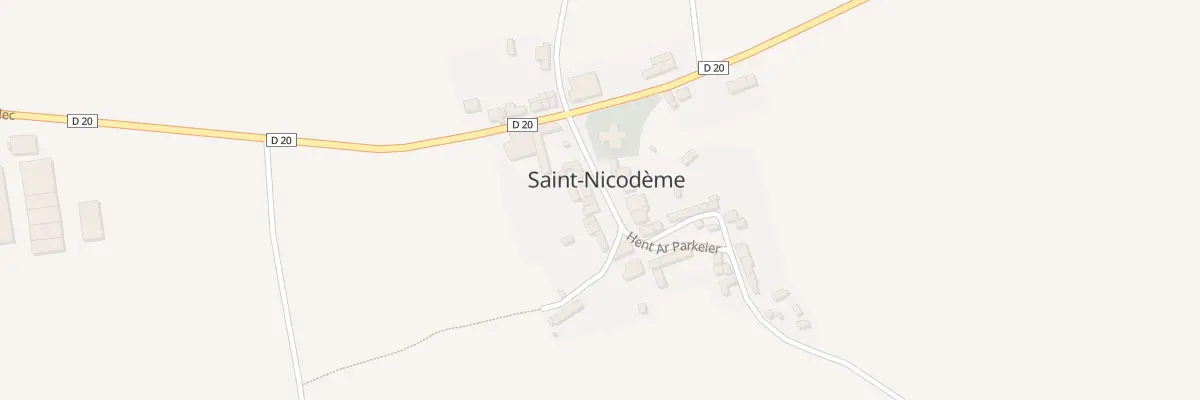 Plan du 11 Leuger Louis Marie Lemener à Saint-Nicodème