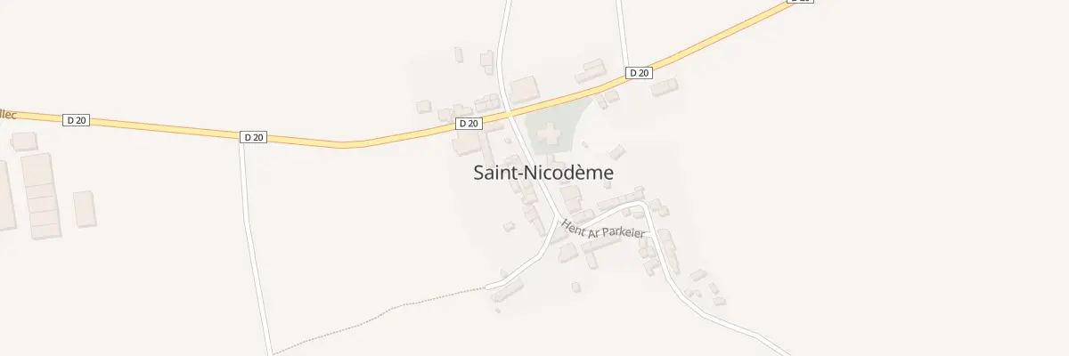 Plan du 13 Leuger Louis Marie Lemener à Saint-Nicodème