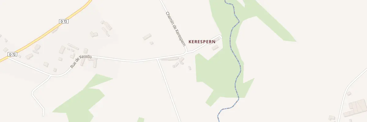 Plan du 8 Rue de Kérello à Lanmérin
