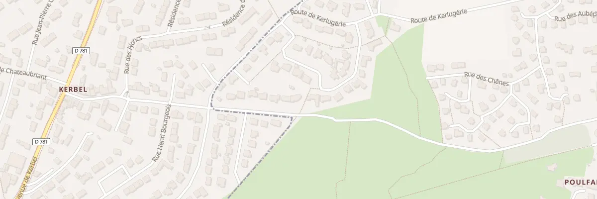 Plan du 15 Rue de la France Libre à Riantec