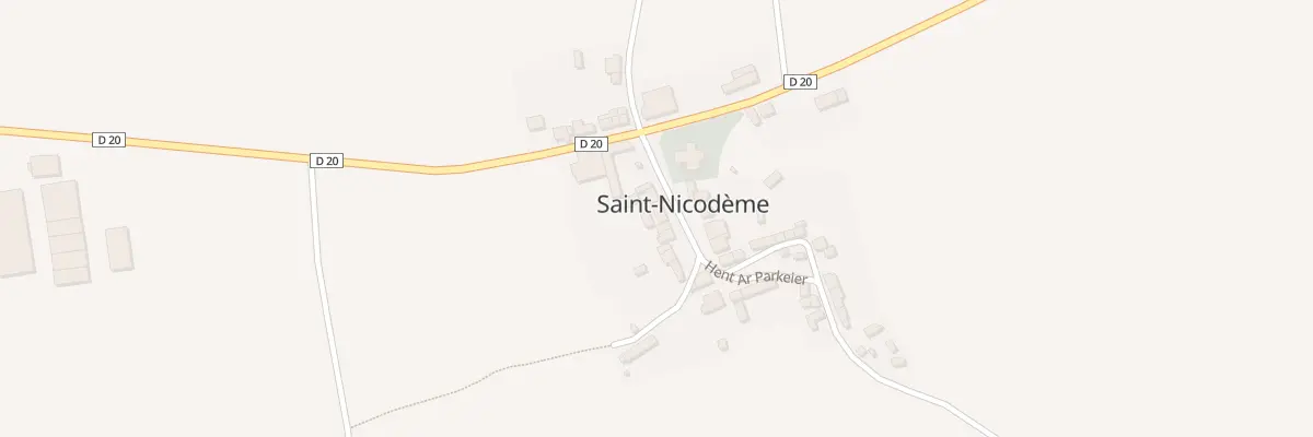 Plan du 7 Leuger Louis Marie Lemener à Saint-Nicodème