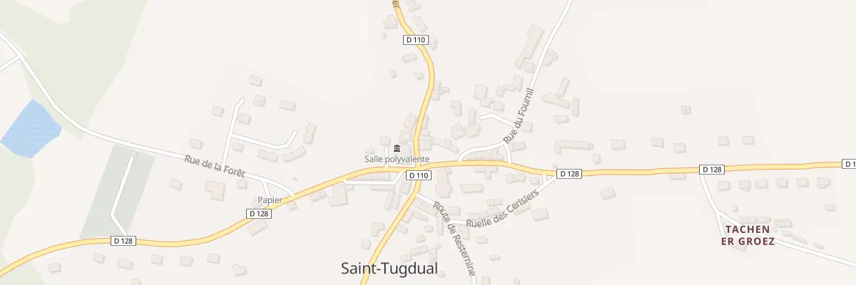 Plan du 6 Pl du 22 Aout 1944 à Saint-Tugdual