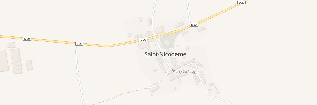 Plan du 15 Leuger Louis Marie Lemener à Saint-Nicodème