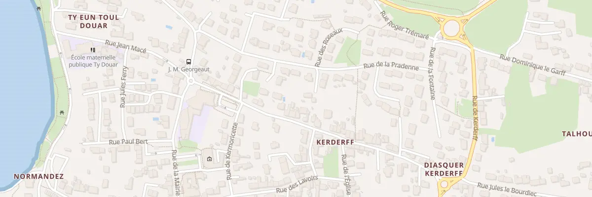 Plan du 24 Rue de Kerderff à Locmiquélic