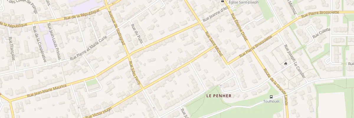 Plan du 73 Rue Victor Hugo à Lanester