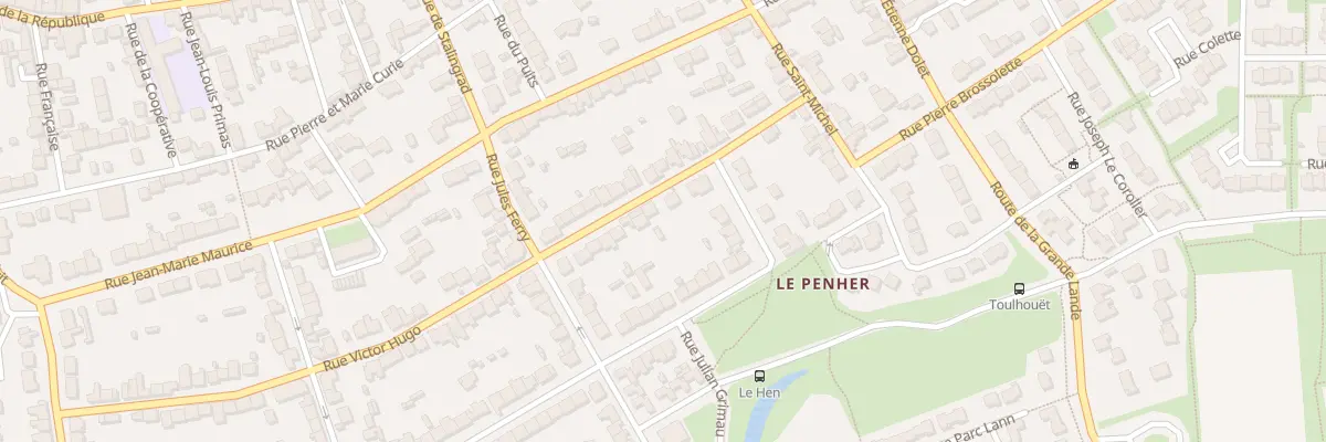 Plan du 66 Rue Victor Hugo à Lanester