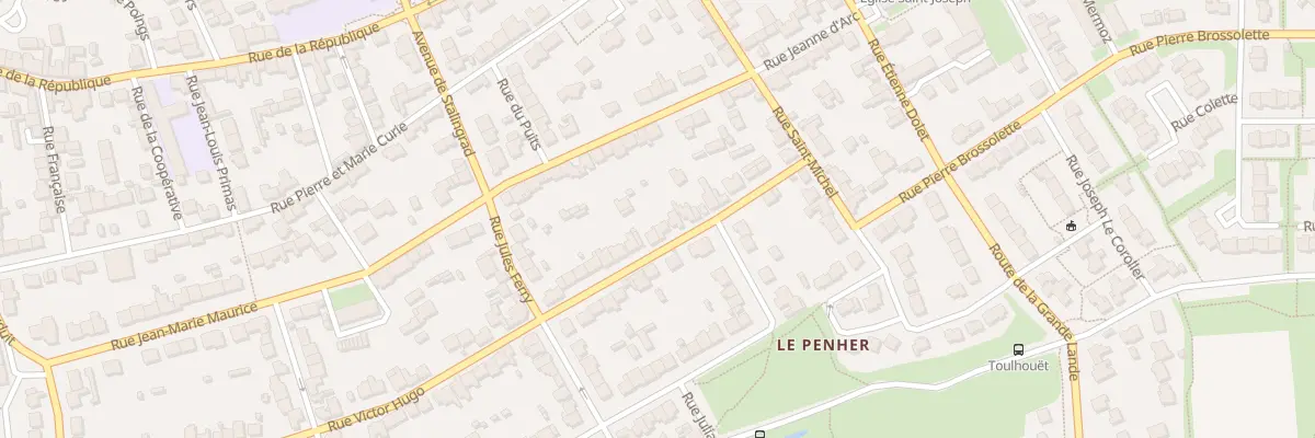 Plan du 71 Rue Victor Hugo à Lanester