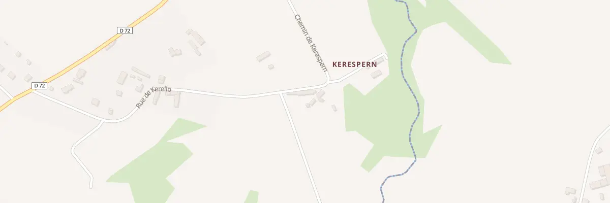 Plan du 6 Rue de Kérello à Lanmérin