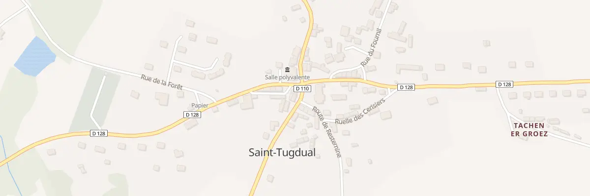 Plan du 1 Rue du Stade à Saint-Tugdual