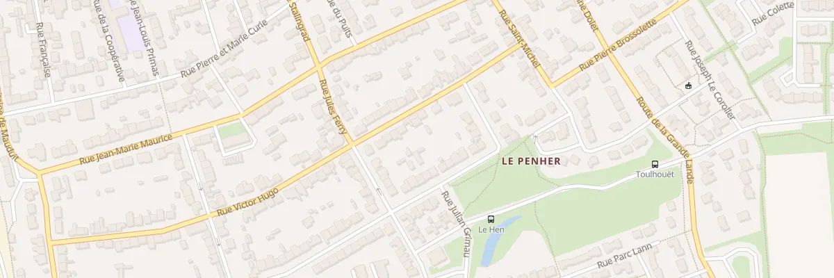Plan du 62 Rue Victor Hugo à Lanester