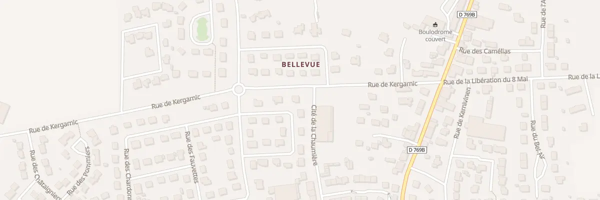Plan du 7 Rue de Kergarnic à Plouay