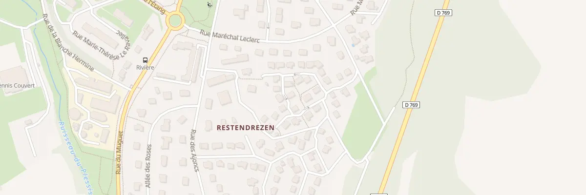Plan du 10 Rue Jacques Brel à Caudan