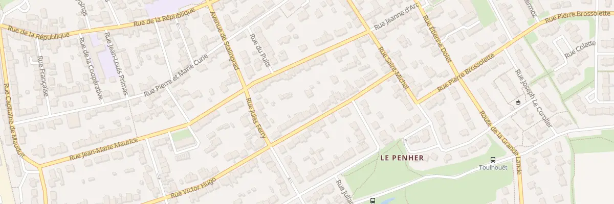 Plan du 65 Rue Victor Hugo à Lanester