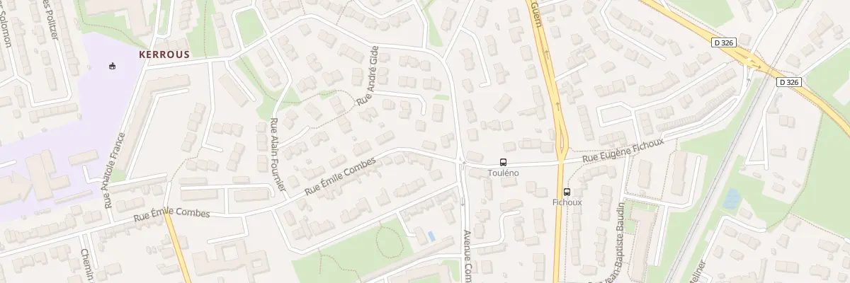 Plan du 97 Rue Emile Combes à Lanester