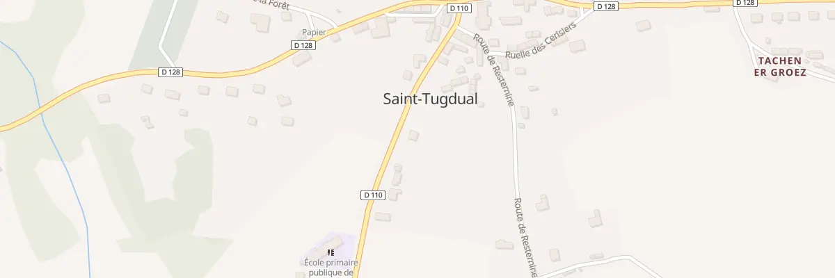 Plan du 5071 Rue du Stade à Saint-Tugdual