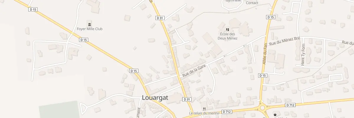 Plan du 8 Rue de Saint Eloi à Louargat