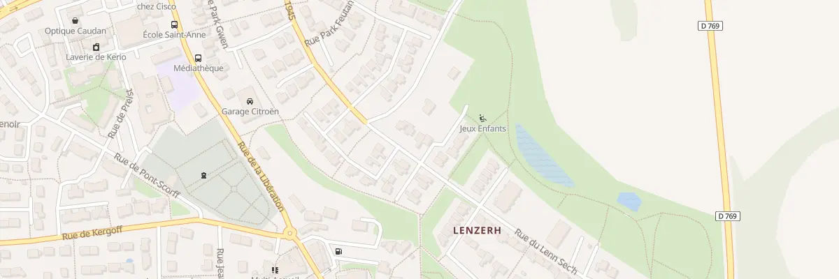 Plan du 63 Rue du Lenn Sec’h à Caudan