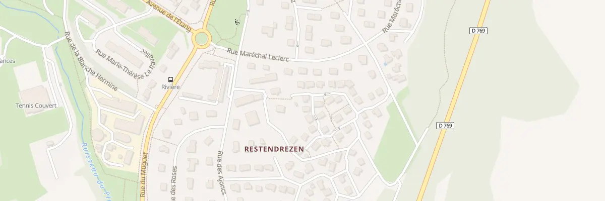 Plan du 27 Rue Jacques Brel à Caudan
