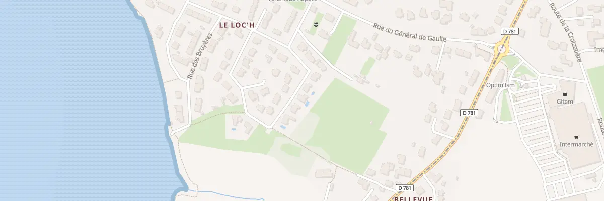 Plan du 23 Rue de la Saline à Locmiquélic