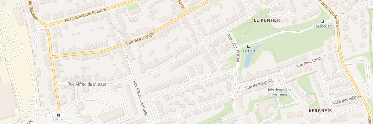 Plan du 38 Rue Alfred de Musset à Lanester