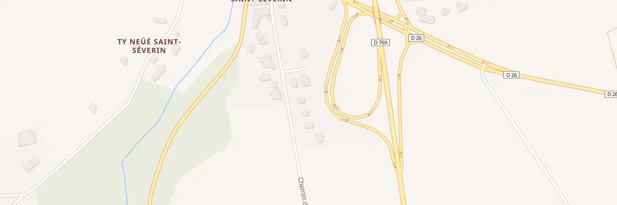 Plan du 6137 Saint-Severin à Caudan