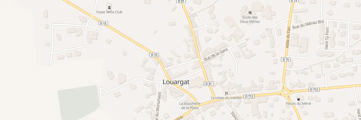 Plan du 9 Rue de Pors Marzin à Louargat