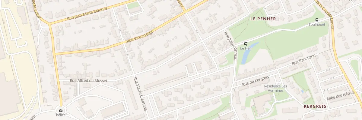 Plan du 36 Rue Alfred de Musset à Lanester