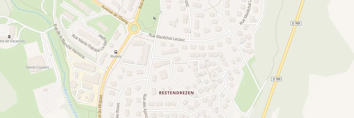 Plan du 23 Rue Jacques Brel à Caudan