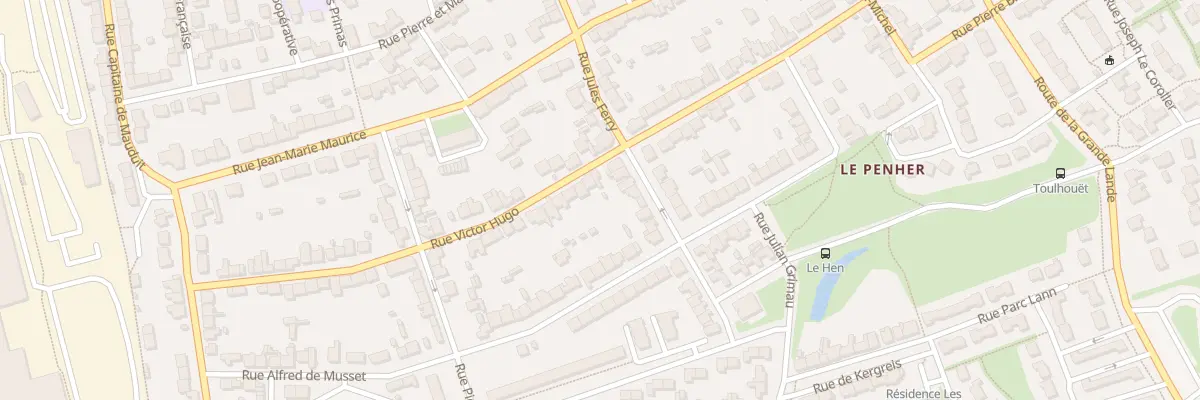Plan du 48 Rue Victor Hugo à Lanester