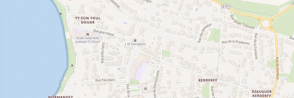 Plan du 6 Rue de Kerderff à Locmiquélic