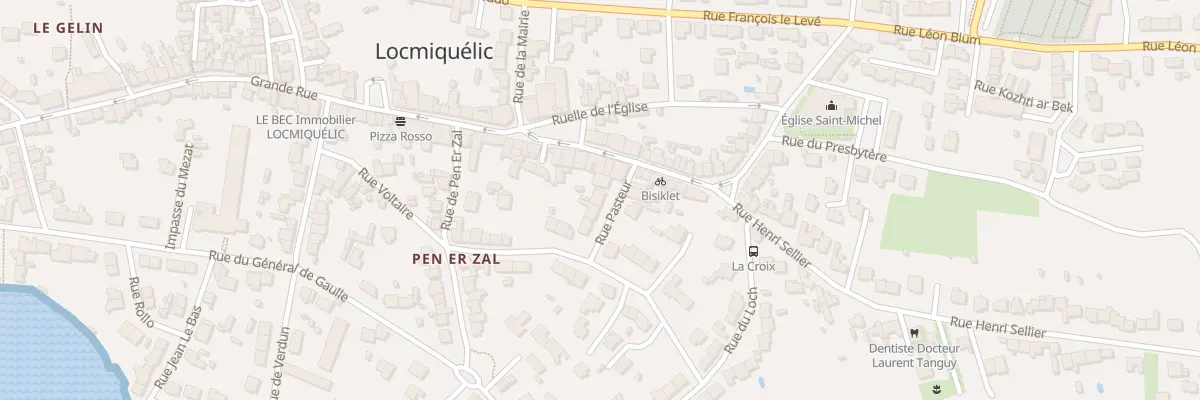 Plan du 3 Rue Pasteur à Locmiquélic