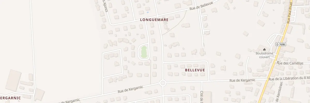 Plan du 20 All des Tilleuls à Plouay