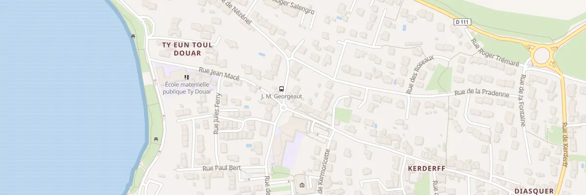 Plan du 2 Rue de Kerderff à Locmiquélic