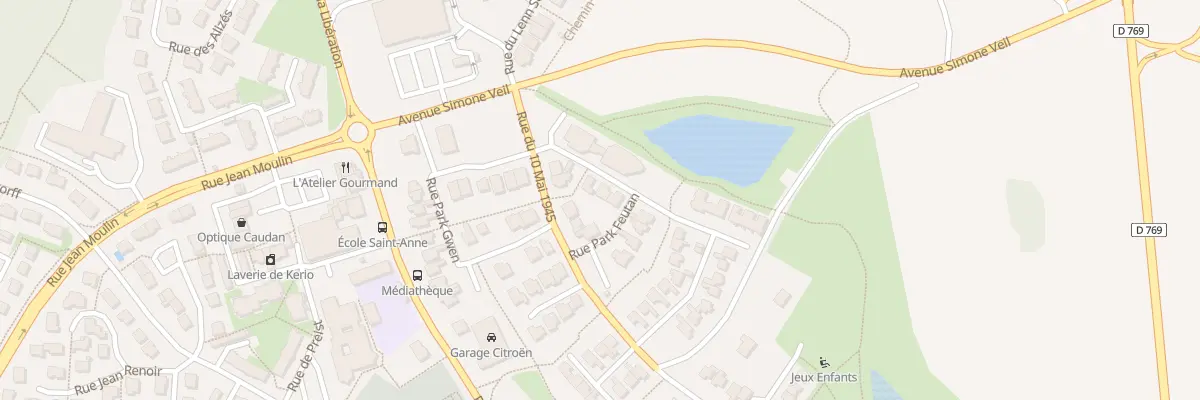 Plan du 4 Rue Park Feutan à Caudan