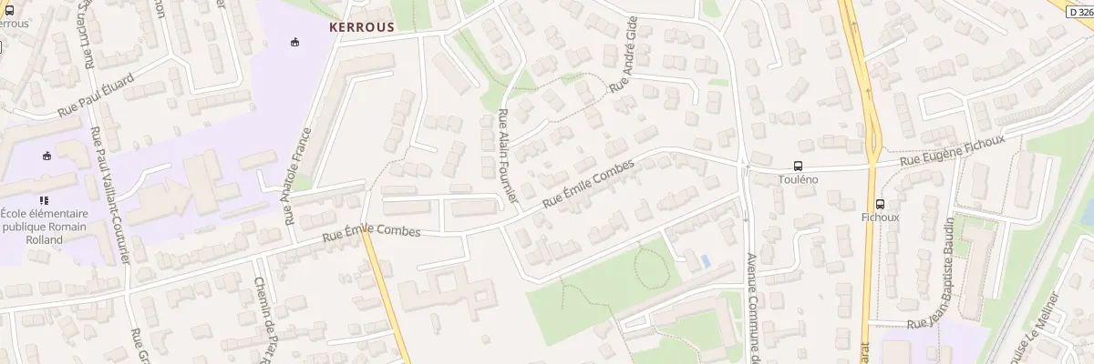 Plan du 77 Rue Emile Combes à Lanester