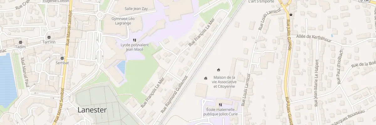 Plan du 65 Rue Raymond Guillemot à Lanester