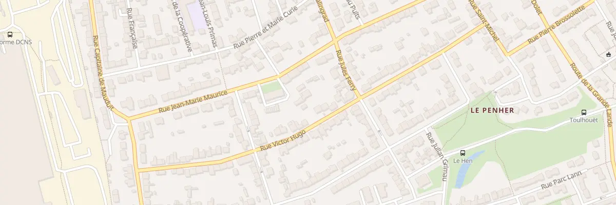 Plan du 47 Rue Victor Hugo à Lanester