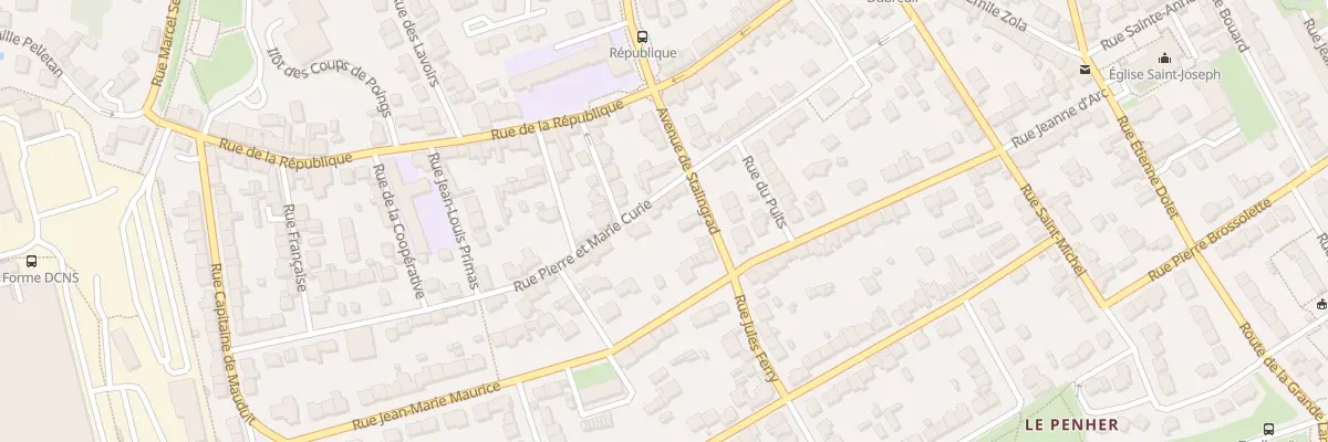 Plan du 36 Rue P et M Curie à Lanester